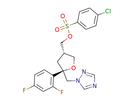 ((3S,5R)-5-((1H-1,2,4-triazol-1-yl)methyl)-5-(2,4-difluorophenyl)tetrahydrofuran-3-yl)methyl 4-chlorobenzenesulfonate